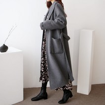 스위트플러스 임부복 투사이즈 리마인 핸드메이드 아웃포켓 울 코트