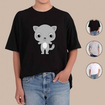 디자인셔츠 아토 클립아트 이모티콘 동물 8 티셔츠