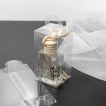 차량용 디퓨저 투명 케이스 손잡이 선물 상자(4cm)