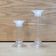 플라워미츄 투명 버블 풍선 PVC 데코 클리어 파티 8인치~36인치, 꽃풍선손잡이(대)