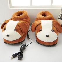 Apnoo USB 발난로 온열슬리퍼 사무실발난로 전기발난로 수족냉증발난로, 라지 사이즈, 조절온도, 노란색