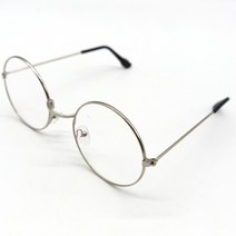 동그란 안경테 은색 안경테 패션안경 은색안경테 티타늄안경테 동글이안경