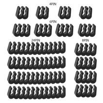 PP 케이블 빗/클램프/클립/조직/드레서 2.5-3.2mm PC 전원 케이블 16pcs, 검은색