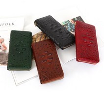 악어가죽 무늬 고급 50대 중년여성 장지갑 엄마지갑