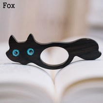 북 다트 마킹 책갈피 독서용 플래그 링 귀여운 고양이, Fox