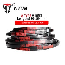 농기계YIZUN A 유형 A680 ~ 864mm 하드 와이어 고무 드라이브 내부 길이 둘레 산업 전송 농업 기계 V 벨트, 02 A686mm Li_01 1 개