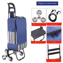 카트 접이식 핸드카 짐 수레 구르마 핸드 홈 쇼핑 휴대용 노인 식료품 쇼핑 트롤리 도시 등산 트롤리 도매, 3