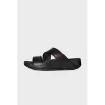 FITFLOP 핏플랍 남성 치 슬리퍼 레더 Black - 기타