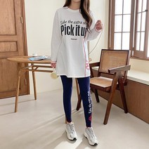 그레이스 루즈핏 기모 박시맨투맨 레깅스세트 체형커버 캐쥬얼 빅사이즈 상하의세트