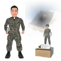 군종 캐릭터 풀 패키지 구성 아바타피규어 군인피규어 전역패 감사패 기념패 정년 퇴직기념 승진 전출기념 근속기념, AP-778, 은판명판, 박격포