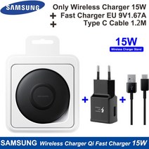 무선충전기 삼성 S10 빠른 Qi 무선 충전기 EU/US 어댑터 USB 갤럭시 S8 S9 플러스 아이폰 8 XS XR 11 프로, 04 S10 EU Charger Set