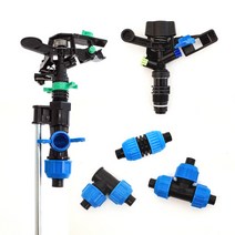 점적테이프세트 스프링클러세트 - 가정 텃밭 원예 주말농장 급수 관수용