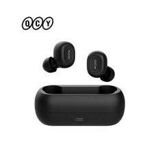 QCY T1C 블루투스이어폰 qcy app, 블랙