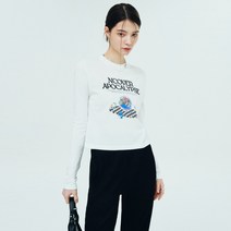 앤커버 오브젝트 포인트 롱슬리브-화이트 - WHITE