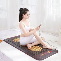 가정용 마사지 매트 온열 건강매트 찜질기 석 원적외선 음이온 리스 바디 패드, 110v, 우리 플러그