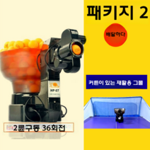셀프탁구 자동 연습기 홈트 초보자 연습용 동호회, 패키지 2(사진참조)