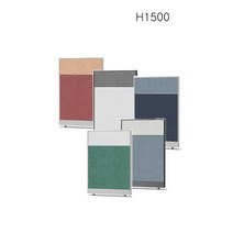 PDS-08 H1500 PVC 45T 패브릭투톤 사무실파티션 사무실칸막이 가림막 파티션, PN717, PN721, W(가로)700mm*H(높이)1500mm