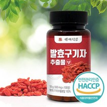 발효구기자 추출물 정 500mg 100정 HACCP 인증제품, 2개