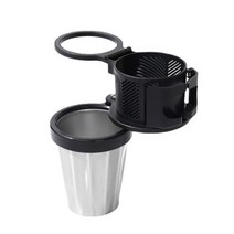 JY-G203 차량용 송풍구 휴대폰 거치 3in1 멀티 보온 보냉 컵홀더, 블랙, JY_G203