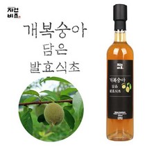 개복숭아 담은 발효식초 500ml, 상세페이지 참조, 단품