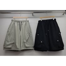 레어코드 스트릿 사선 포켓 버뮤다 밴딩 반바지