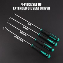자동차변속기 4pcs 135mm 픽 앤 후크 세트 오일 씰 스크루 드라이버 o-링 씰 가스켓 풀러 리무버 픽 후크 수리 도구 자동차 자동차 차량, 4pcs 길이