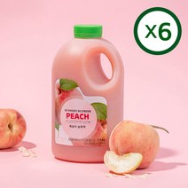 스위트컵 복숭아 농축액 1.8kg (6개1박스), 단품