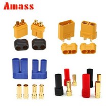 당일발송 AMASS XT60H XT90H XT90S XT150 EC5 RC 커넥터, XT150-빨강-수
