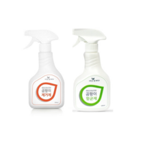 에코후레쉬 곰팡이제거제 항균제 실리콘 벽 욕실 화장실 베란다, 곰팡이제거제500ml 1개+곰팡이항균제 500ml 1개