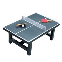 미니 탁구대 가정용 접이식 미들 탁구 다이 테이블 어처 테이블 장난감 어처 스포츠 장비 1 세트, 보여진 바와 같이