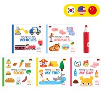 처음교육 하뚱터치북 5종 세트 + 레인보우 세이펜