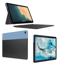 [레노버 정품리퍼] 아이디어탭 CT-X636F Duet Chromebook ZA6F0082KR, Google Chrome OS, Ice Blue+Iron Grey, 4GB