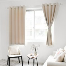 리앤룸 [리앤룸] 메이비 형상기억 고밀도 암막커튼 (2장) 창형