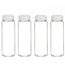 아침과저녁 국내산 마이보틀 트라이탄 500ml 4개 블랙 화이트, 화이트500ml * 4개