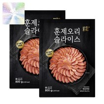 반찬단지 훈제오리 슬라이스 800g x 2봉 [ 9월 한달 할인행사], 2개