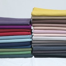 [원단쟁이] 대폭 11수린넨 바이오워싱 코튼린넨 리버스 25color E, 그레이