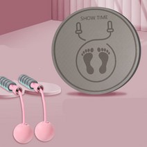 실내 점프 로프 매트 충격 흡수 방음 가정 두꺼운 피트니스 특수 미끄럼 방지 스포츠 음소거 전문 요가 매트, 펑 신지【직경60cm】
