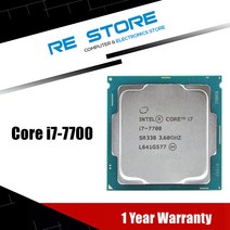 인텔 코어 i7-7700 쿼드 cpu 3.6GHz 8 스레드 LGA 1151 65W 14nm i7 7700 프로세서 중고, 한개옵션0