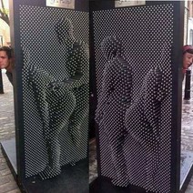 핀아트 핀스크린 전신 입체 도장 찍기 놀이 글램핑, 한 사이즈, 푸른