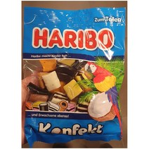 (독일마트) 하리보 젤리 구미 믹스 코코넛 캬라멜 오렌지 외 200g 8팩 HARIBO Konfekt, 1개, 200ml