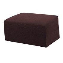 신축성있는 오스만 커버 거실 보관소 오스만 보호 커버 탄성 바닥 기계 빨 직사각형 보관 의자 Slipcovers, 폴리에스터, XL 브라운