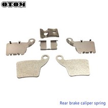 OTOM 오토바이 앞뒤 브레이크 캘리퍼 수리 키트 가이드 핀 스프링 절연 패드 닛산 혼다 CR125R CR250R CRF250X/450R, Rear Caliper Spring, Rear Caliper Spring