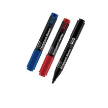 모나미 생잉크유성매직 120(2.0mm-적색 청색 흑색-둥근닙) (오피스MALL)모나미, 흑색