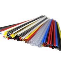 플라스틱 용접봉 ABS PP PE PPR PVC UPVC CPVC 긴 200mm 10 개, [03] Clear 10pcs, [05] PVC