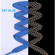 1 쌍 3M 평면 반사 운동화 야간 적용 AF1/AJ 스포츠 실행 빛나는 신발 끈