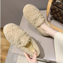 뽀글이 털신 여성 운동화 대학생 캐주얼 슈즈 겨울 신발 단화 로퍼