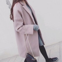 SAMARA 야상코트빅사이즈 여성롱정장코트 체크자켓 봄가을 코트
