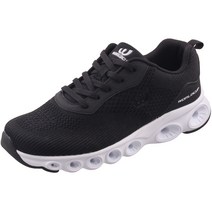 월드컵 남성용 쿠셔닝의 초경량 니트 조깅화 블랙(갑피 전체에 엔지니어드 메쉬를 사용 가볍고 감각적인 느낌을 주며 파일론 중창을 사용 착화감을 높인 조깅화)