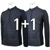 [1+1] GTD패딩기모긴팔티 겨울 남성 패딩 긴팔티 작업용 현장용 아웃도어