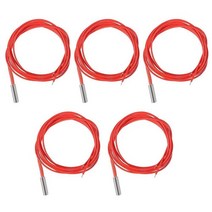 5 Pcs 12V 24V 40W 히터 카트리지 1m Creality Ender 3 CR-10 시리즈 Prusa i3 3D 프린터 액세서리, [02] 24V 40W